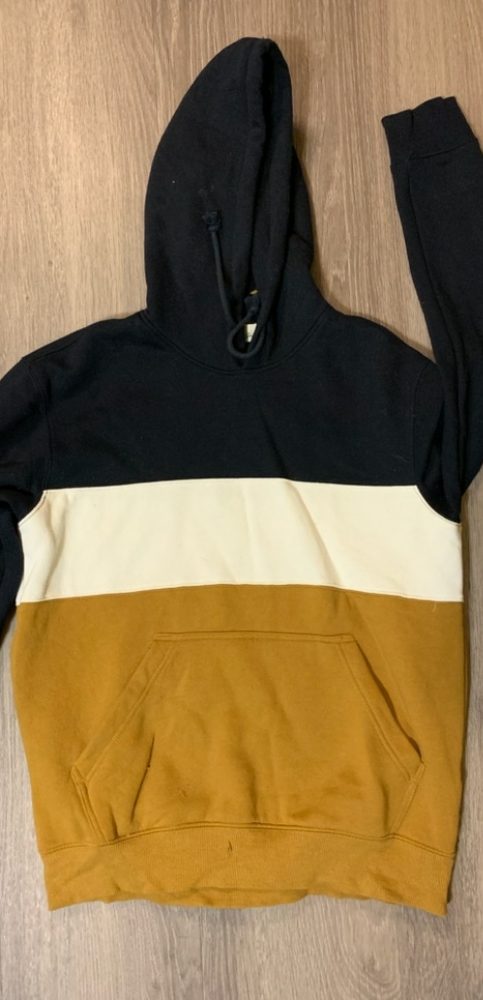 Mens tri-color hoodie